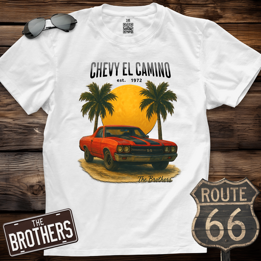 72s Chevy El Camino Art T-Shirt