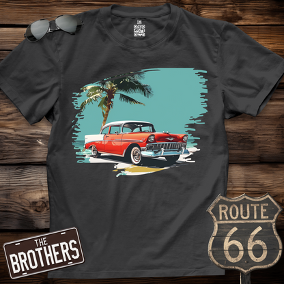 Beachside Retro Ride  T-Shirt