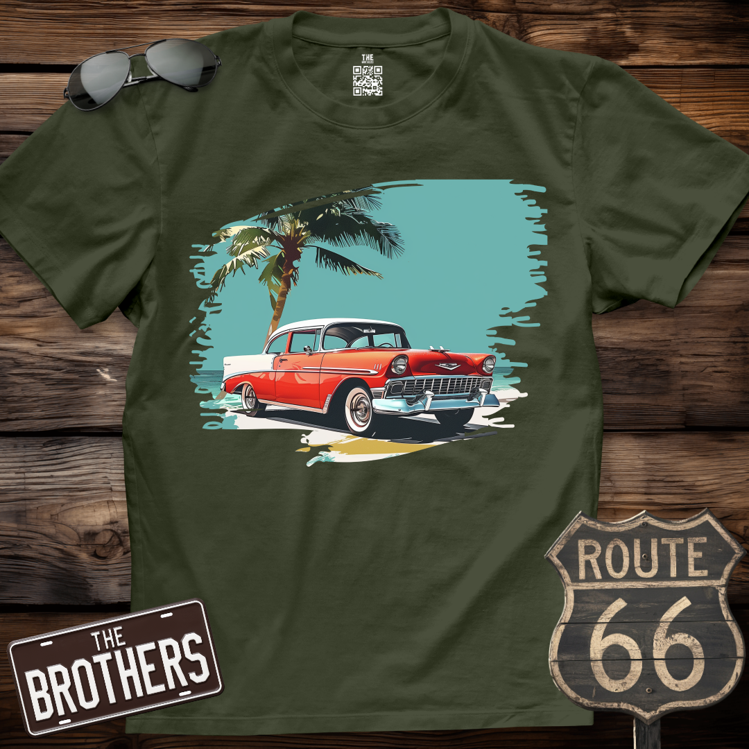Beachside Retro Ride  T-Shirt