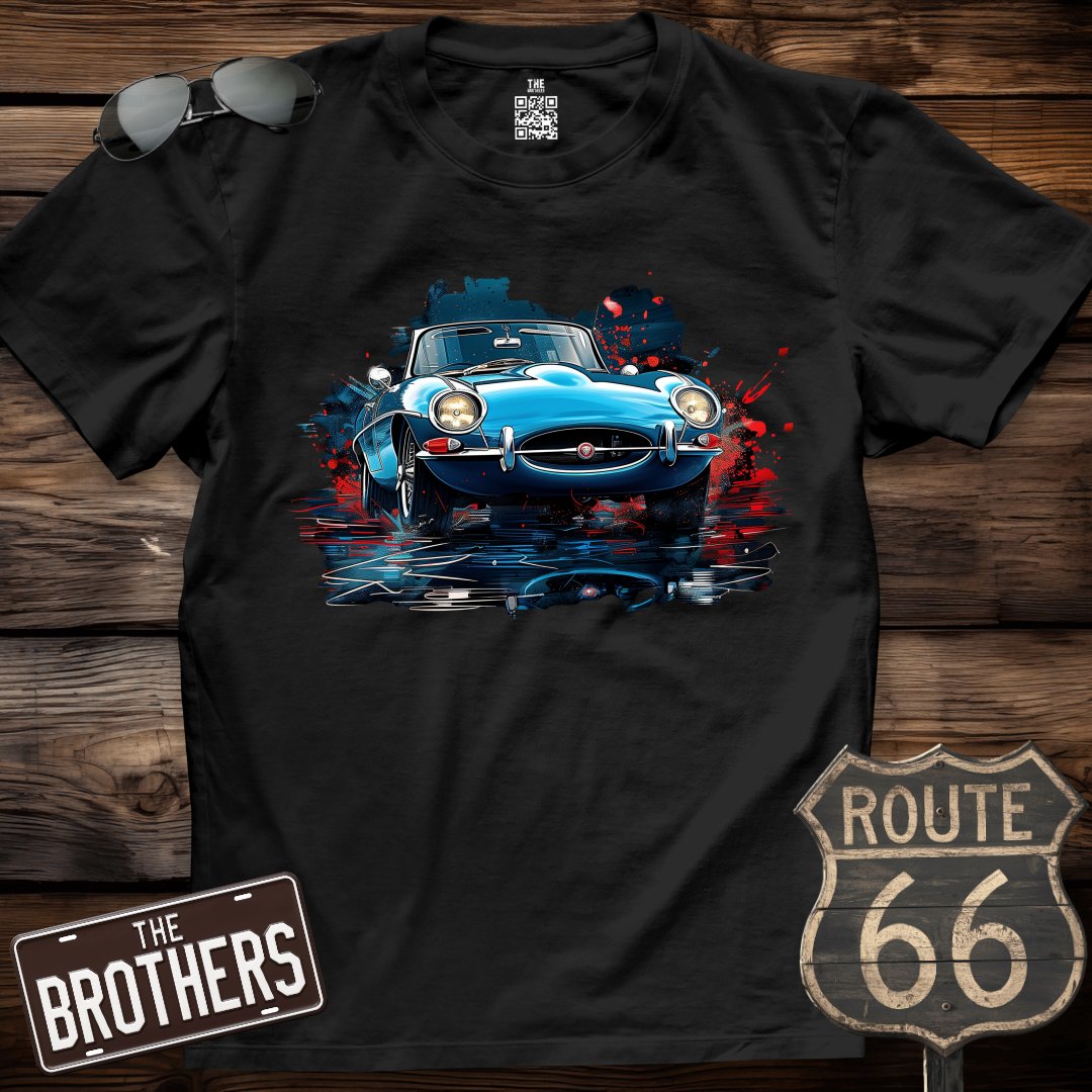 Classic Blue Roadster  T-Shirt