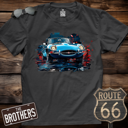 Classic Blue Roadster  T-Shirt