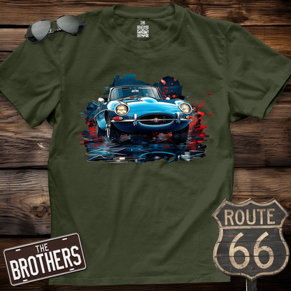 Classic Blue Roadster  T-Shirt