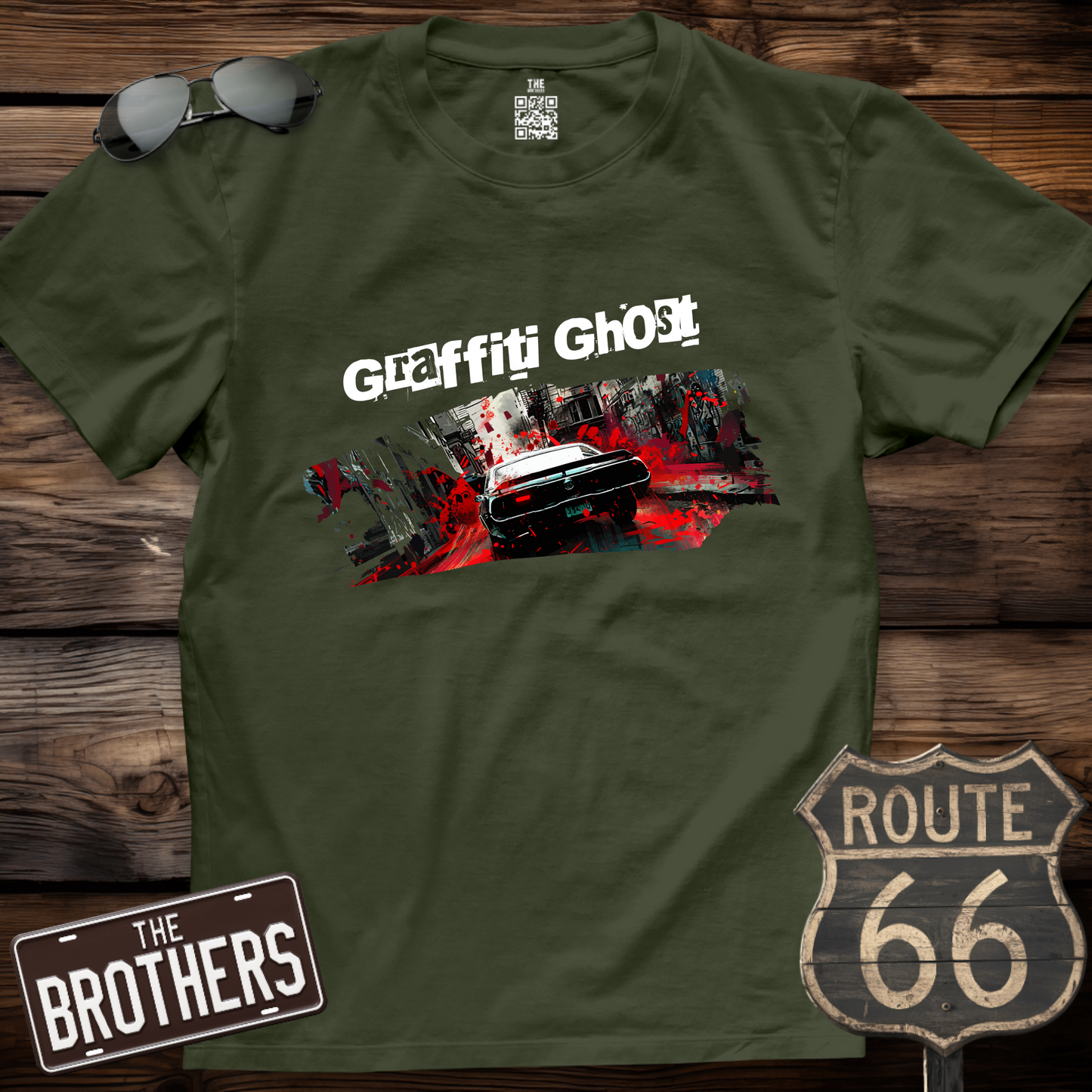 Graffiti Ghost  T-Shirt