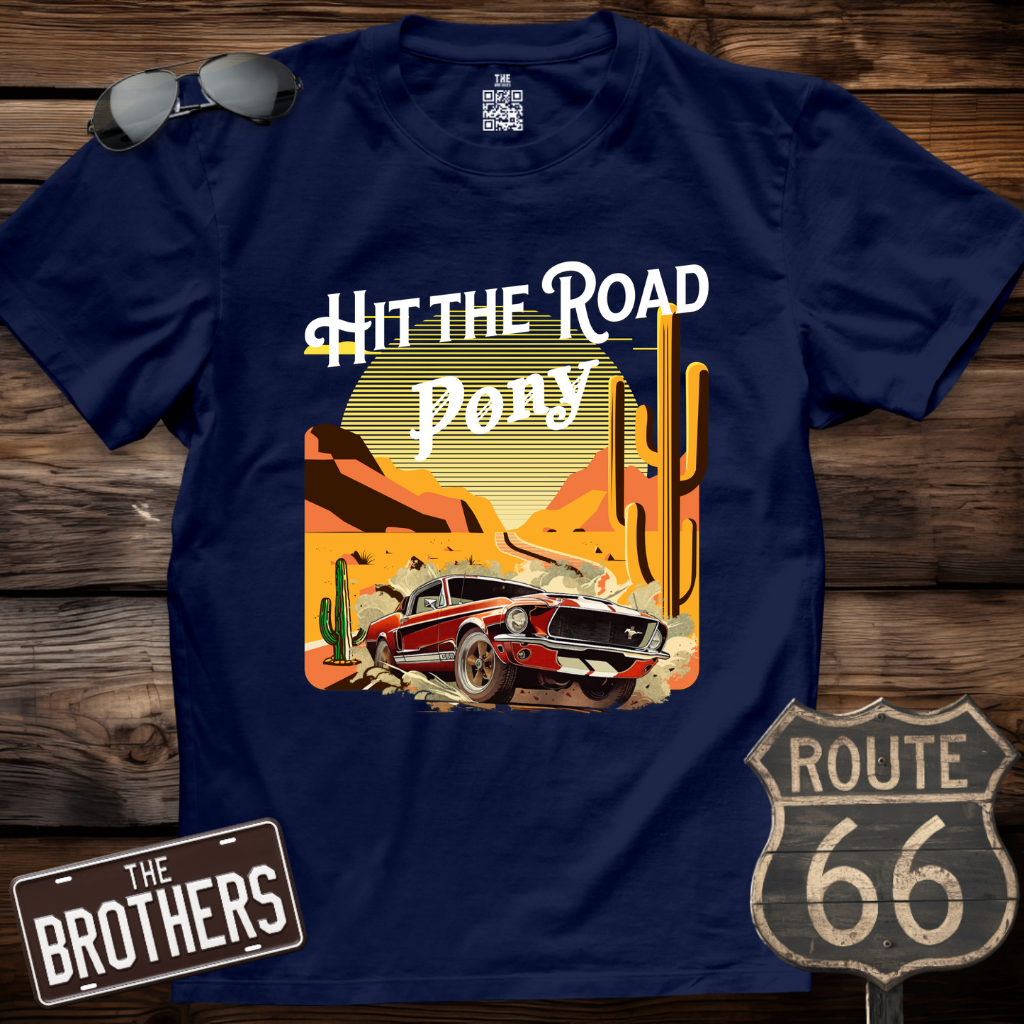 Hit The Road Pony  T-Shirt