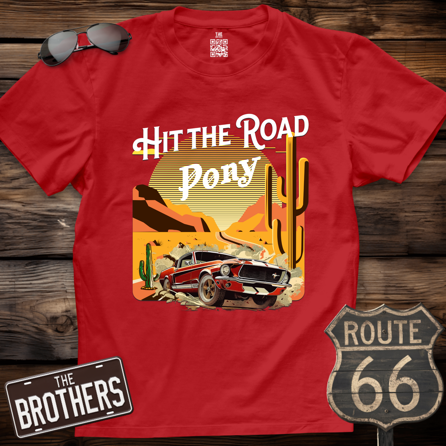 Hit The Road Pony  T-Shirt