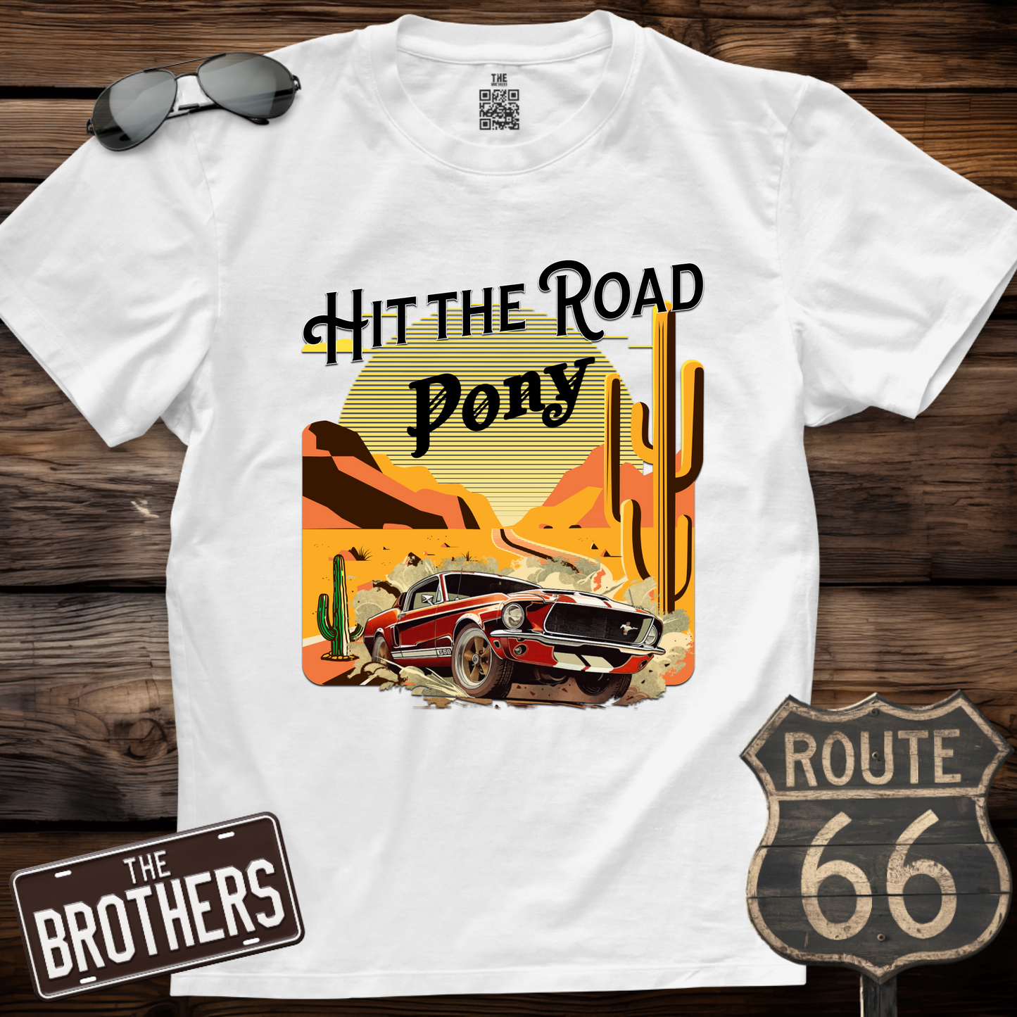 Hit The Road Pony  T-Shirt