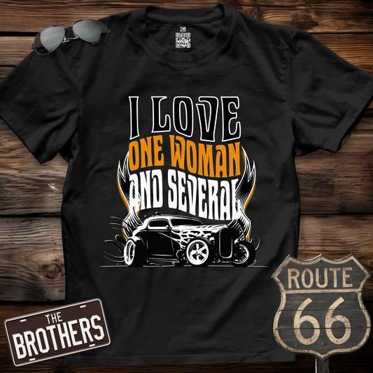 I Love One Woman and Several Cars T-Shirt