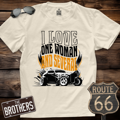 I Love One Woman and Several Cars T-Shirt