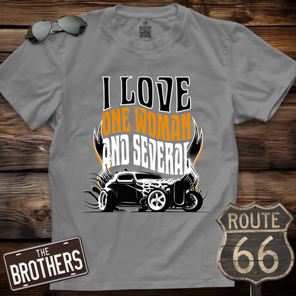 I Love One Woman and Several Cars T-Shirt