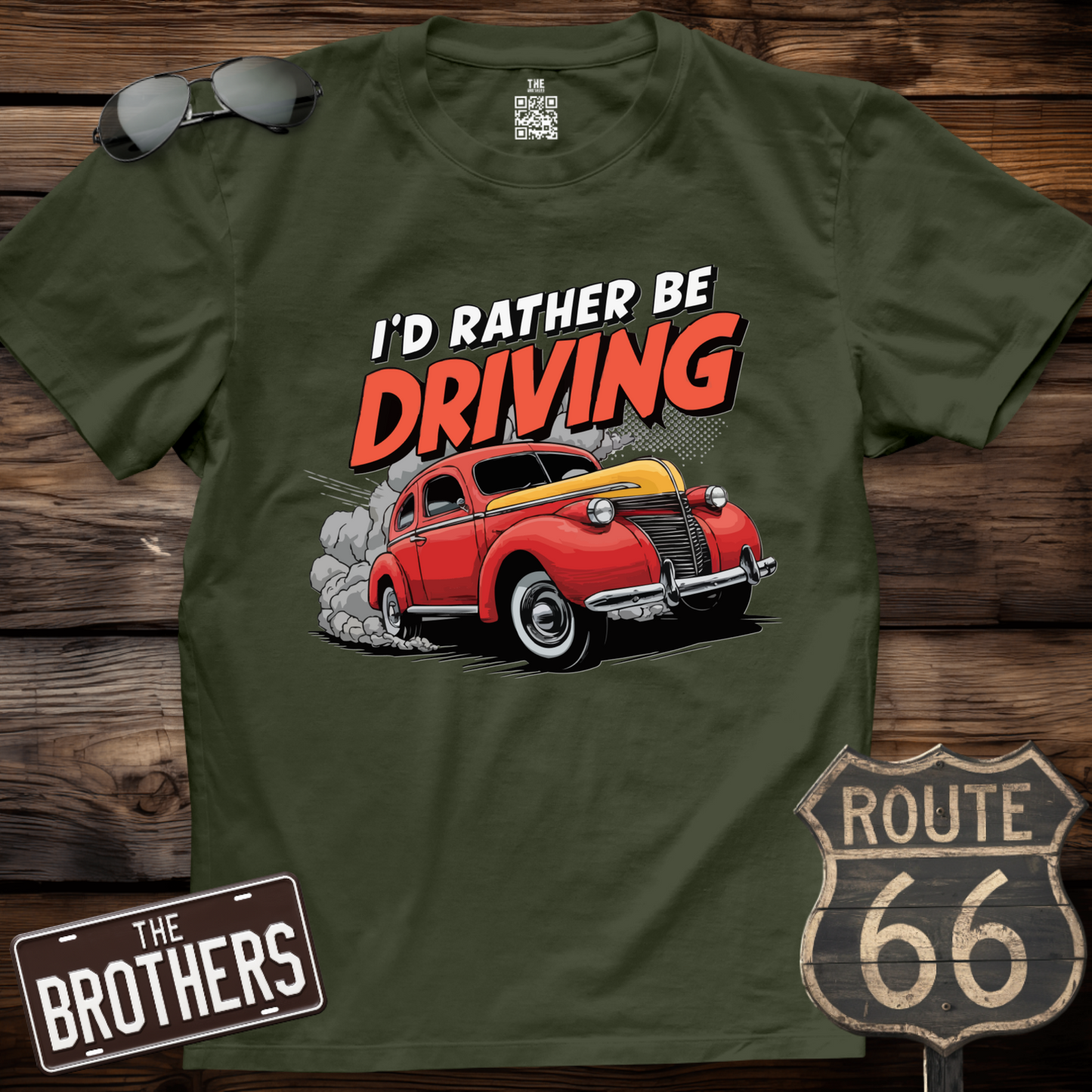 I'd rather be Driving T-Shirt