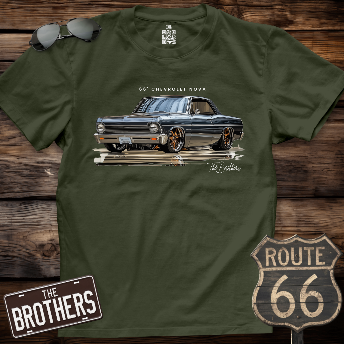 66s Chevrolet Nova Art T-Shirt