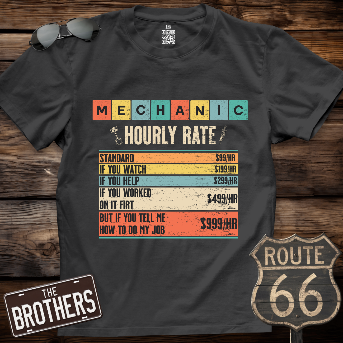 Mechanic Hourly Rate T-Shirt