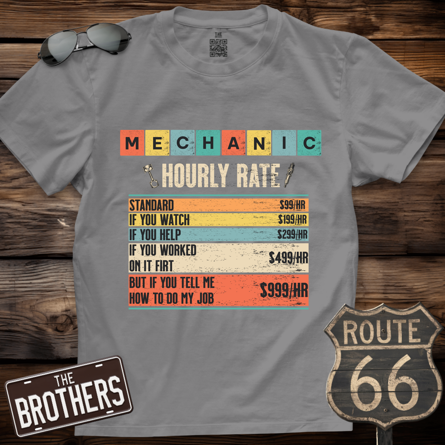 Mechanic Hourly Rate T-Shirt