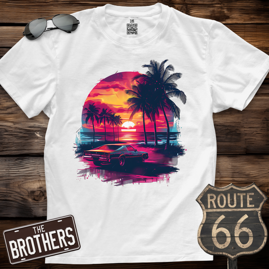 Miami Sunset Paradise  T-Shirt