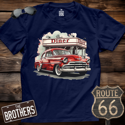 Retro Dinner Driver  T-Shirt