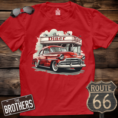 Retro Dinner Driver  T-Shirt