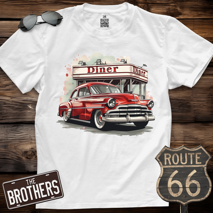 Retro Dinner Driver  T-Shirt