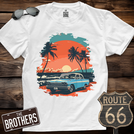 Retro Sunset Drive  T-Shirt