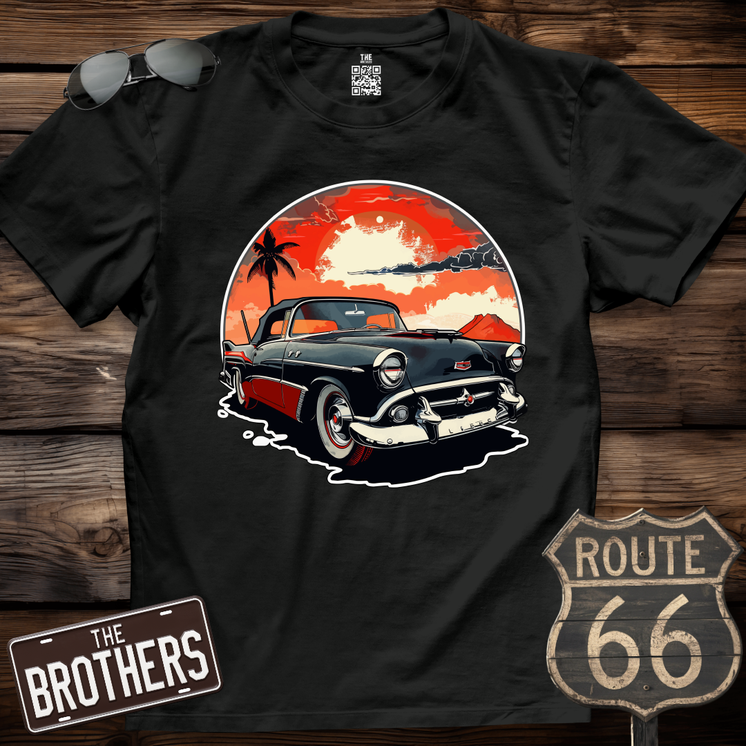 Retro Sunset Voyage  T-Shirt