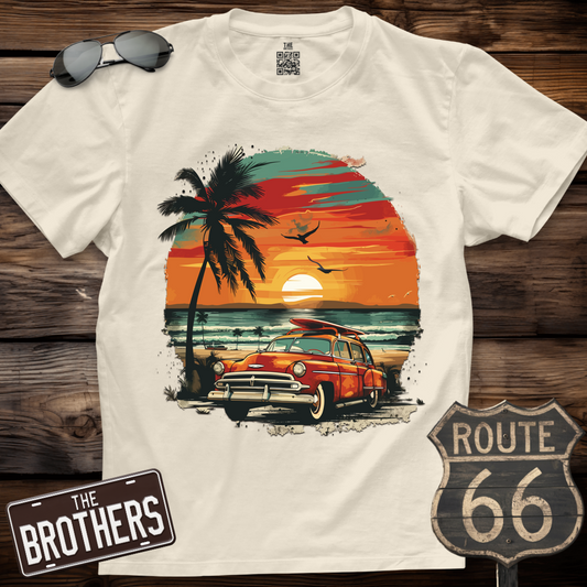 Sunset Surf Cruiser  T-Shirt