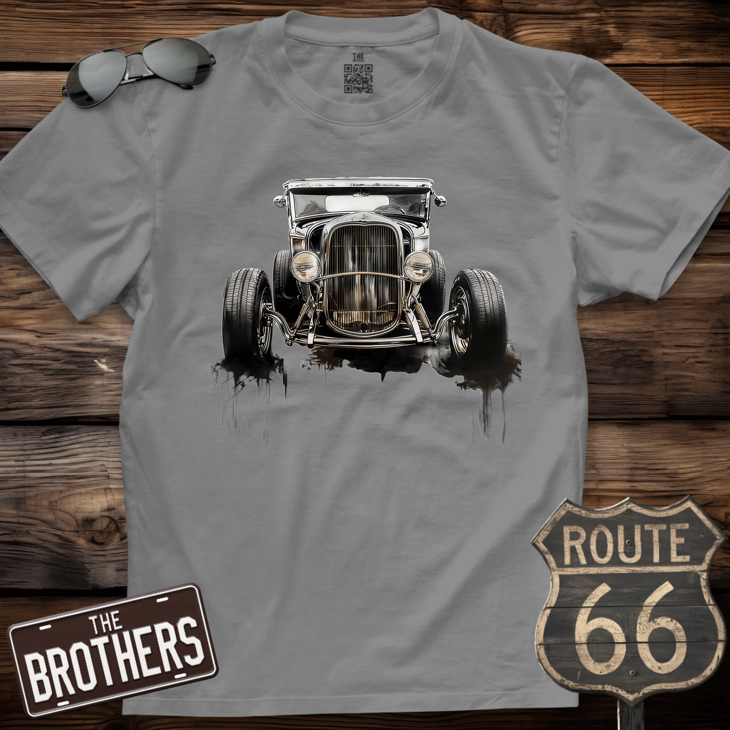 Vintage Hot Rod Art  T-Shirt