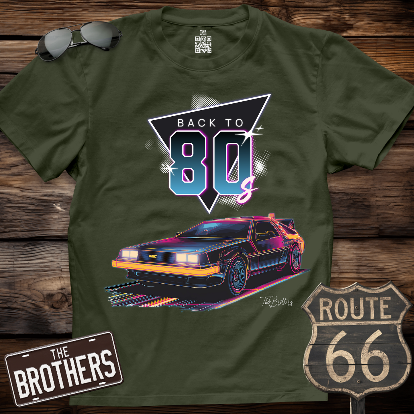 Back To 80s Delorean DMC 12 T-Shirt