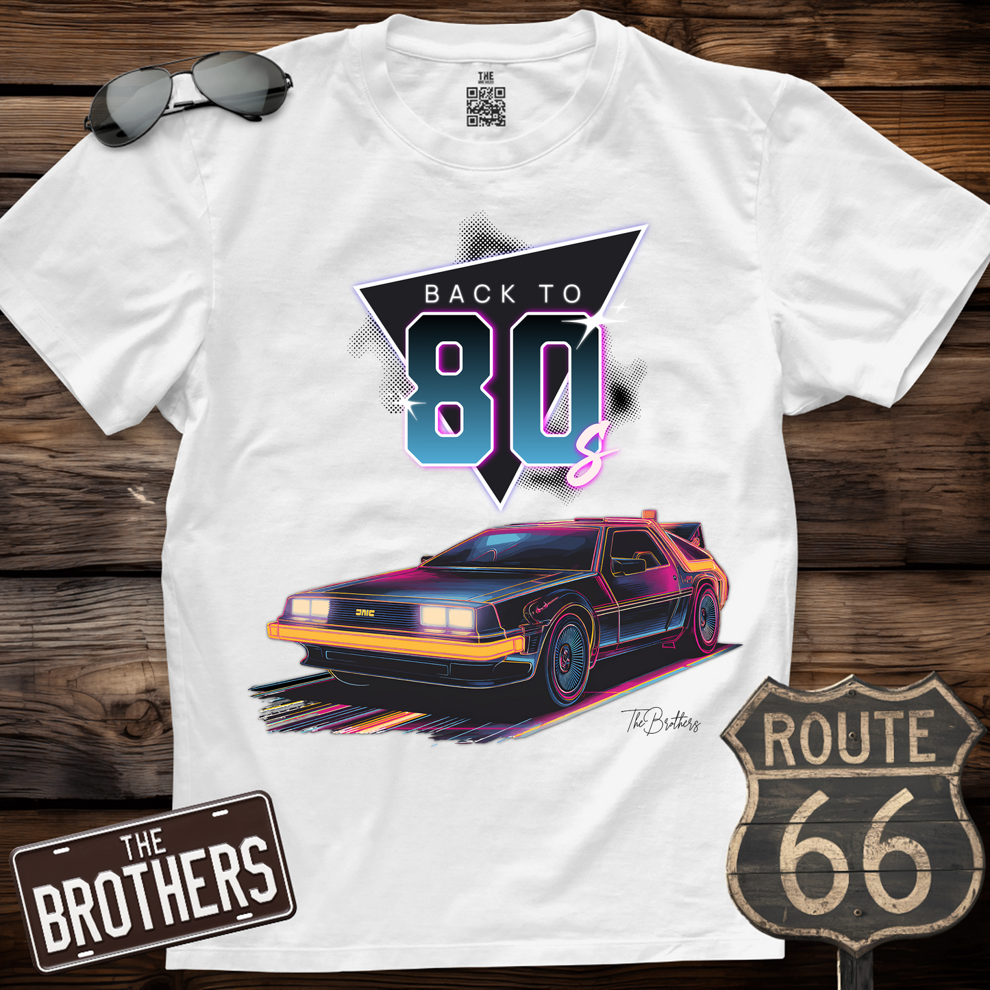 Back To 80s Delorean DMC 12 T-Shirt