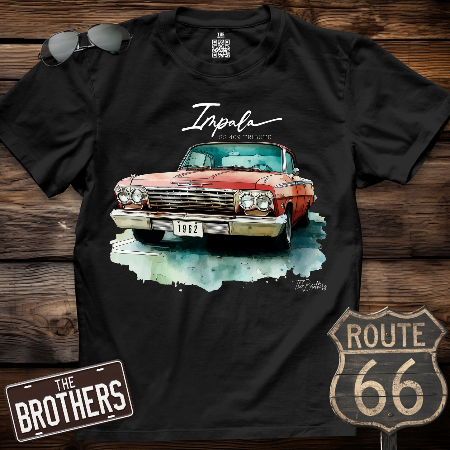 1962 Impala SS 409 Tribute Art T-Shirt