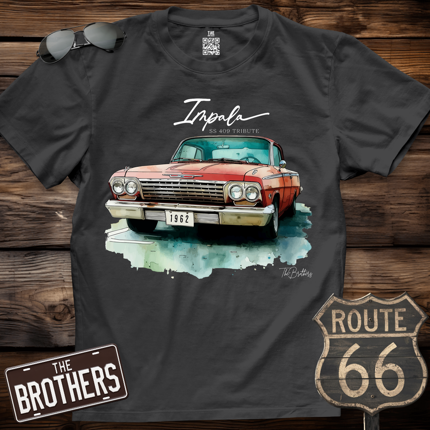 1962 Impala SS 409 Tribute Art T-Shirt