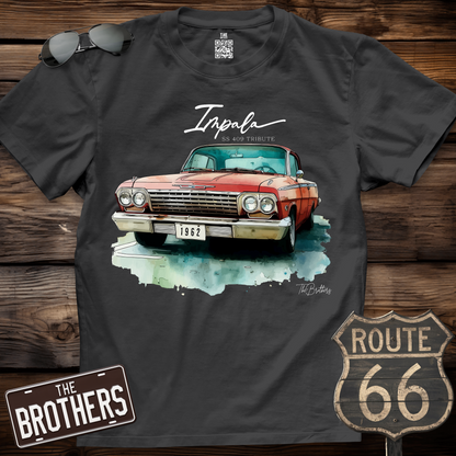 1962 Impala SS 409 Tribute Art T-Shirt