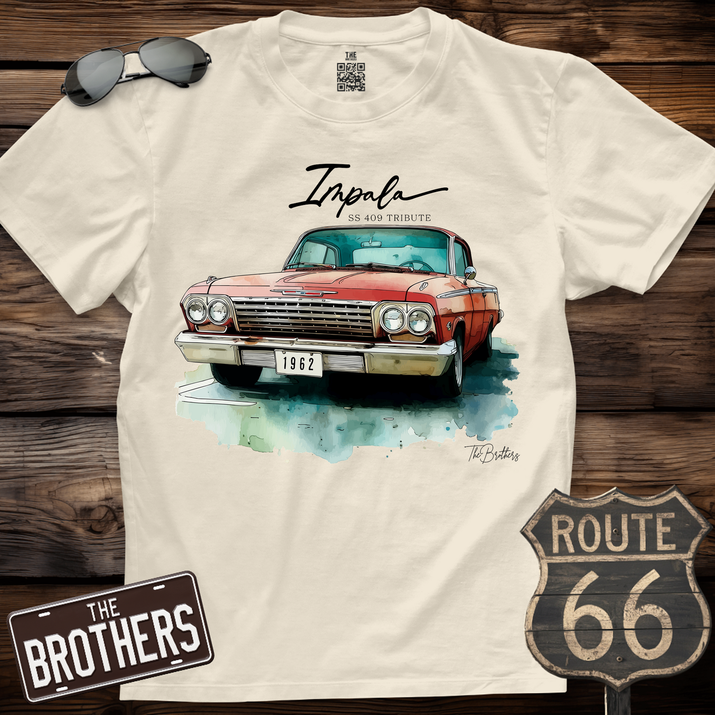 1962 Impala SS 409 Tribute Art T-Shirt