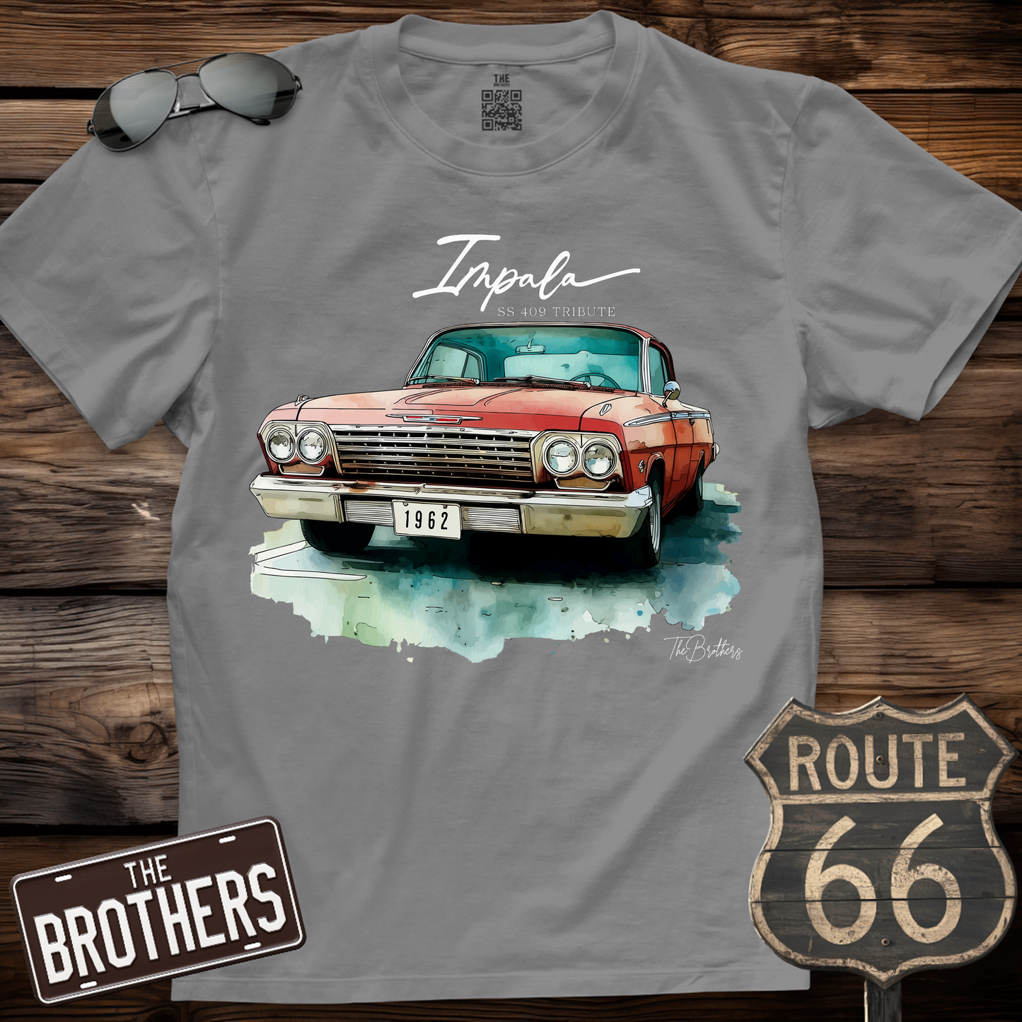 1962 Impala SS 409 Tribute Art T-Shirt