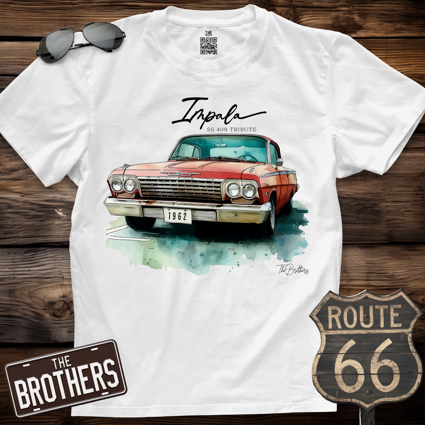 1962 Impala SS 409 Tribute Art T-Shirt