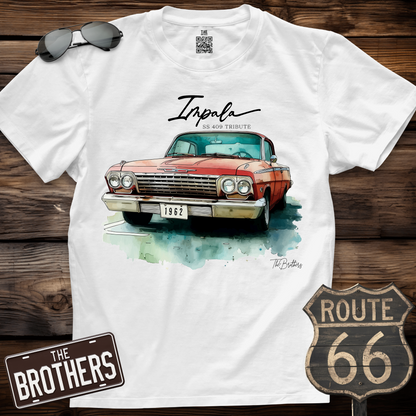 1962 Impala SS 409 Tribute Art T-Shirt