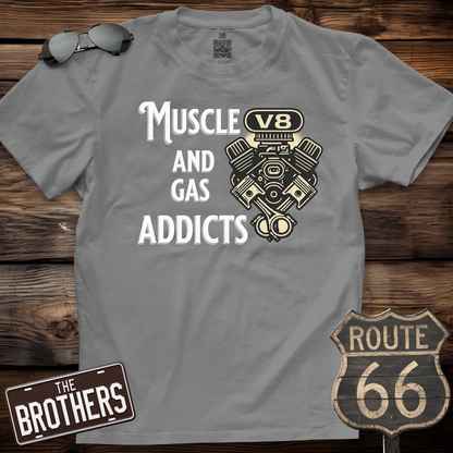 Muscle And Gas Addicts T-Shirt