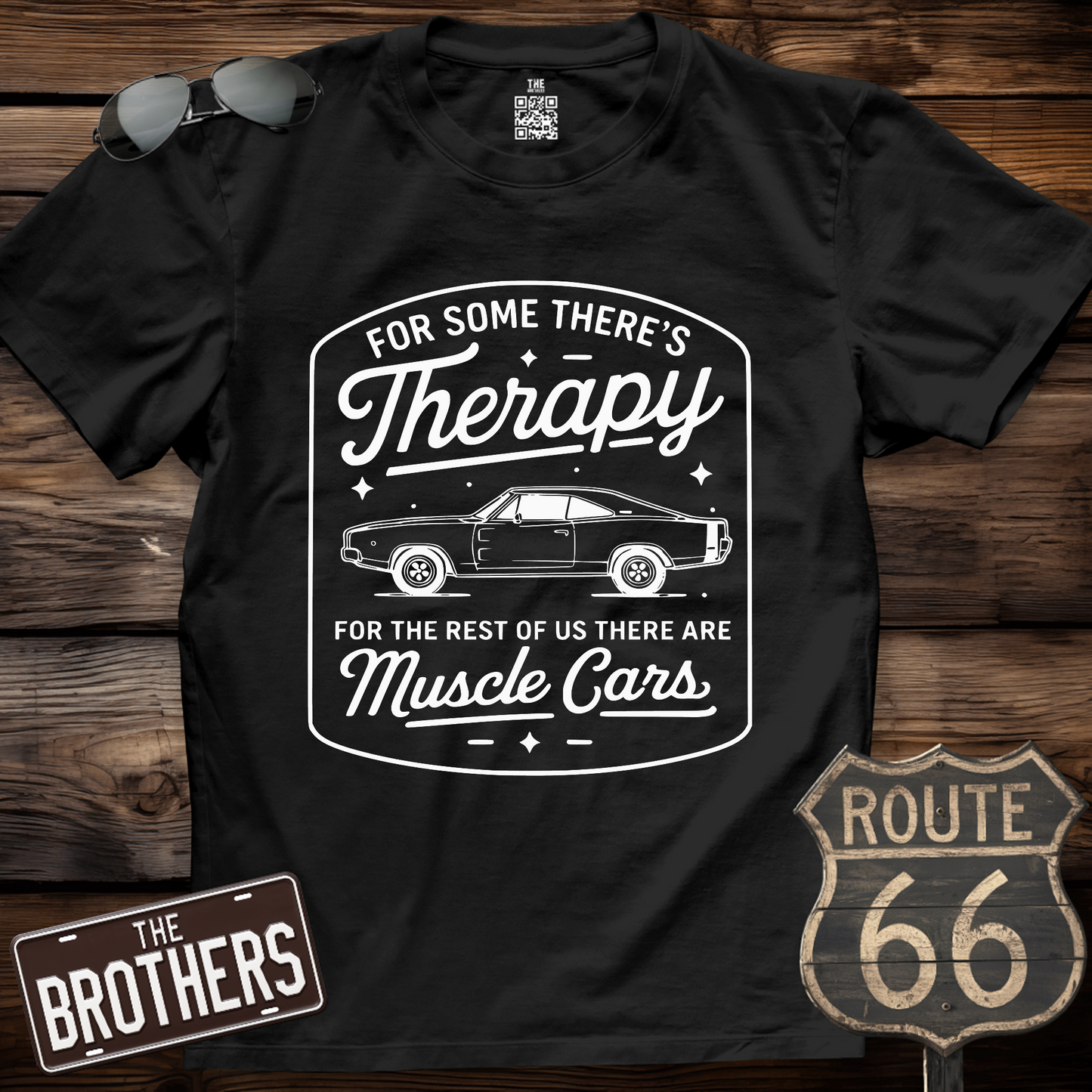 Muscle Cars Are My Therapy T-Shirt