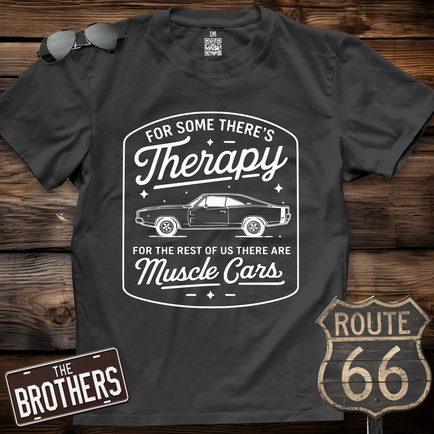 Muscle Cars Are My Therapy T-Shirt
