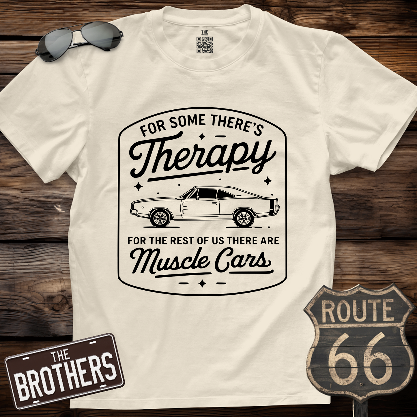 Muscle Cars Are My Therapy T-Shirt