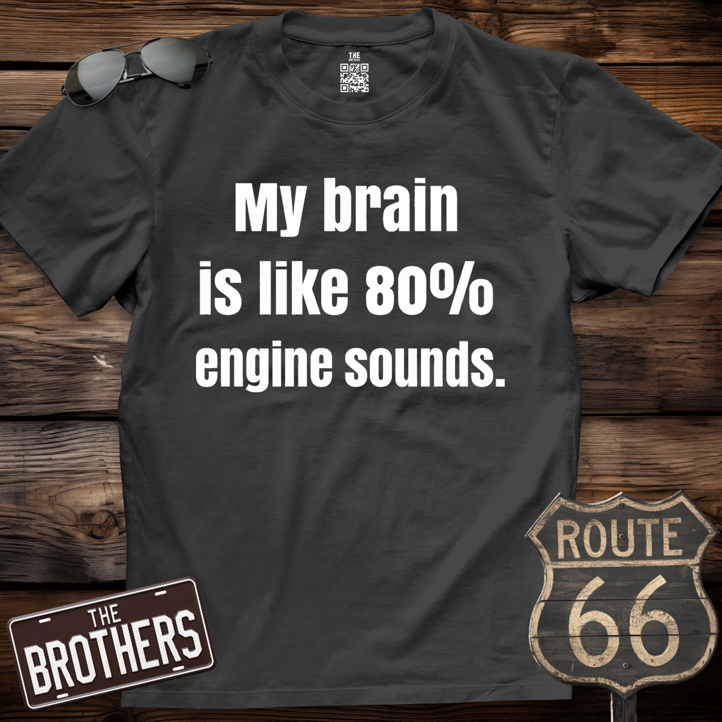 My Brain Is 80% Engine Sounds T-Shirt