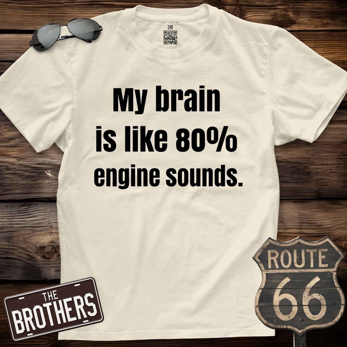 My Brain Is 80% Engine Sounds T-Shirt