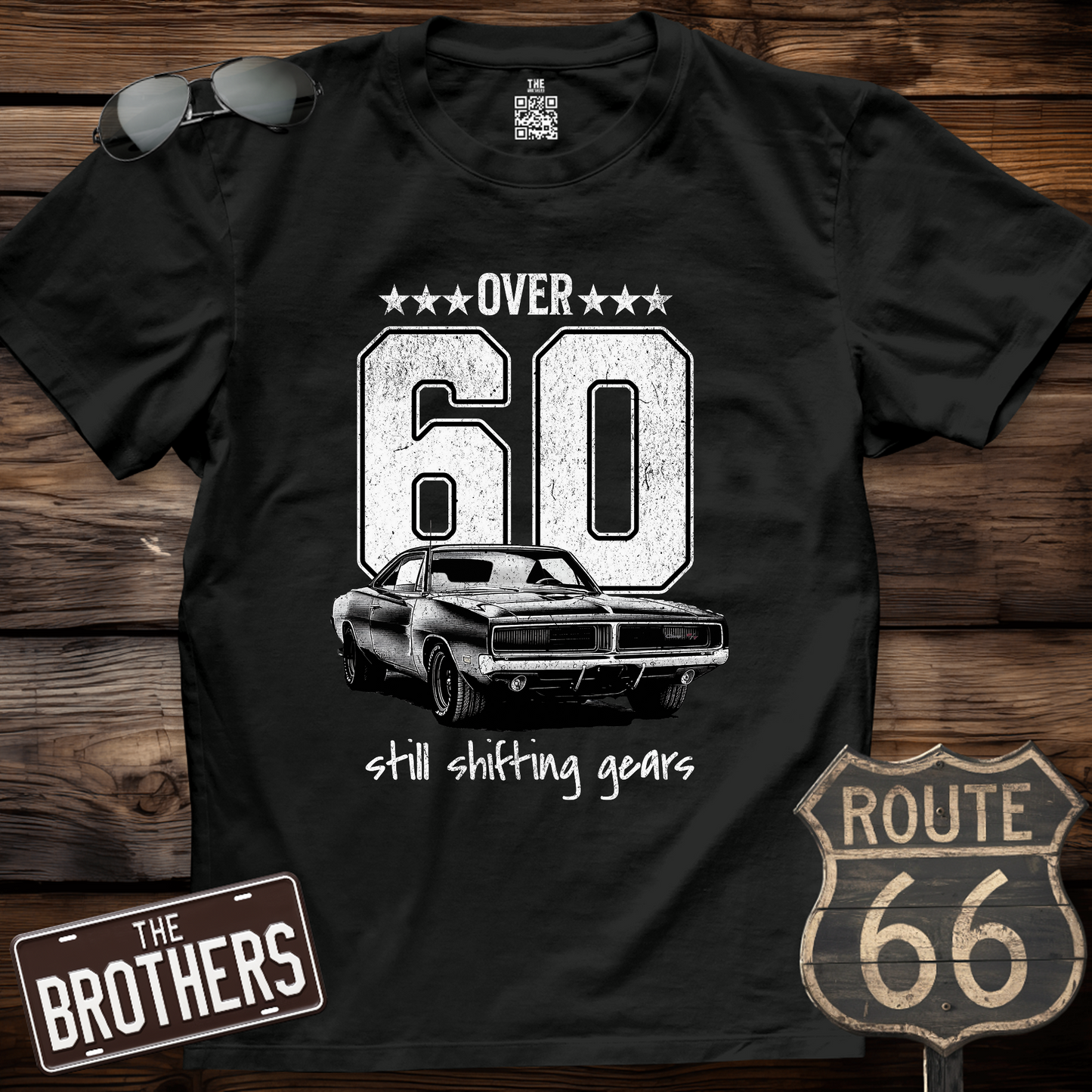 Over 60 Still Shifting Gears T-Shirt