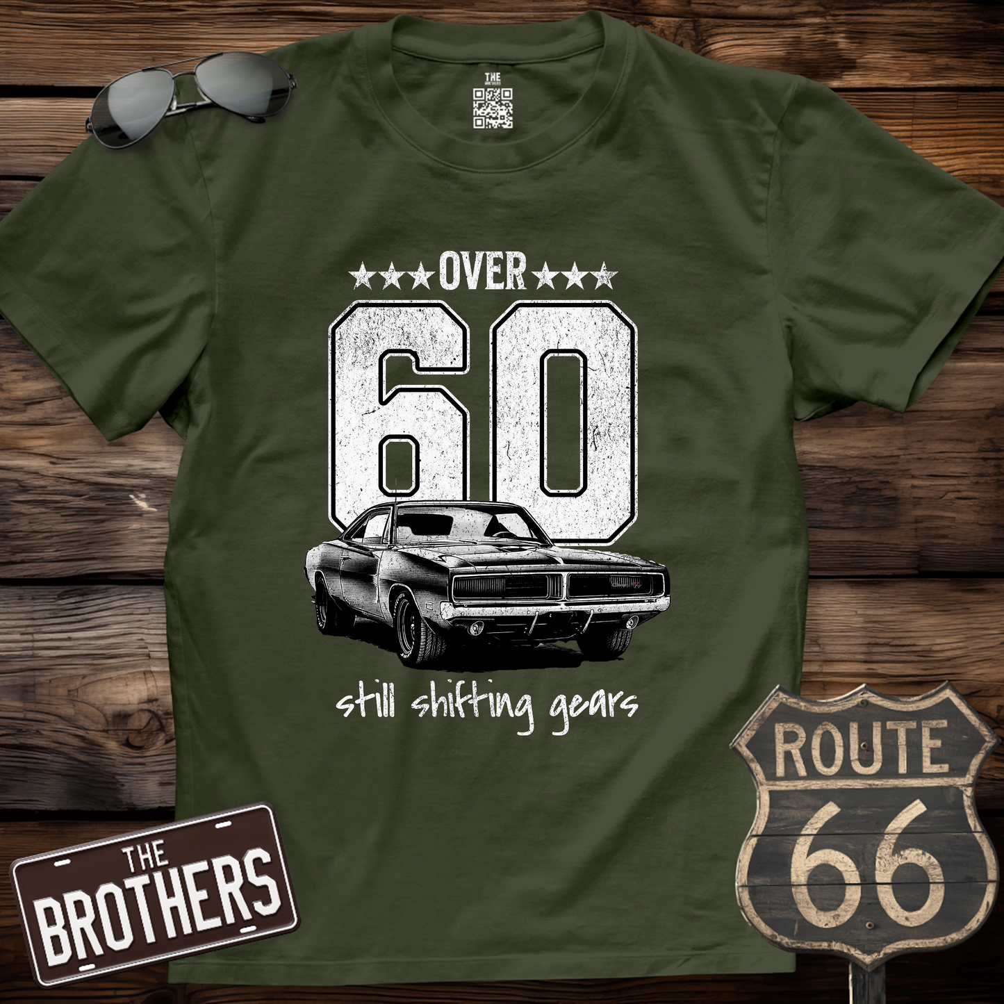 Over 60 Still Shifting Gears T-Shirt
