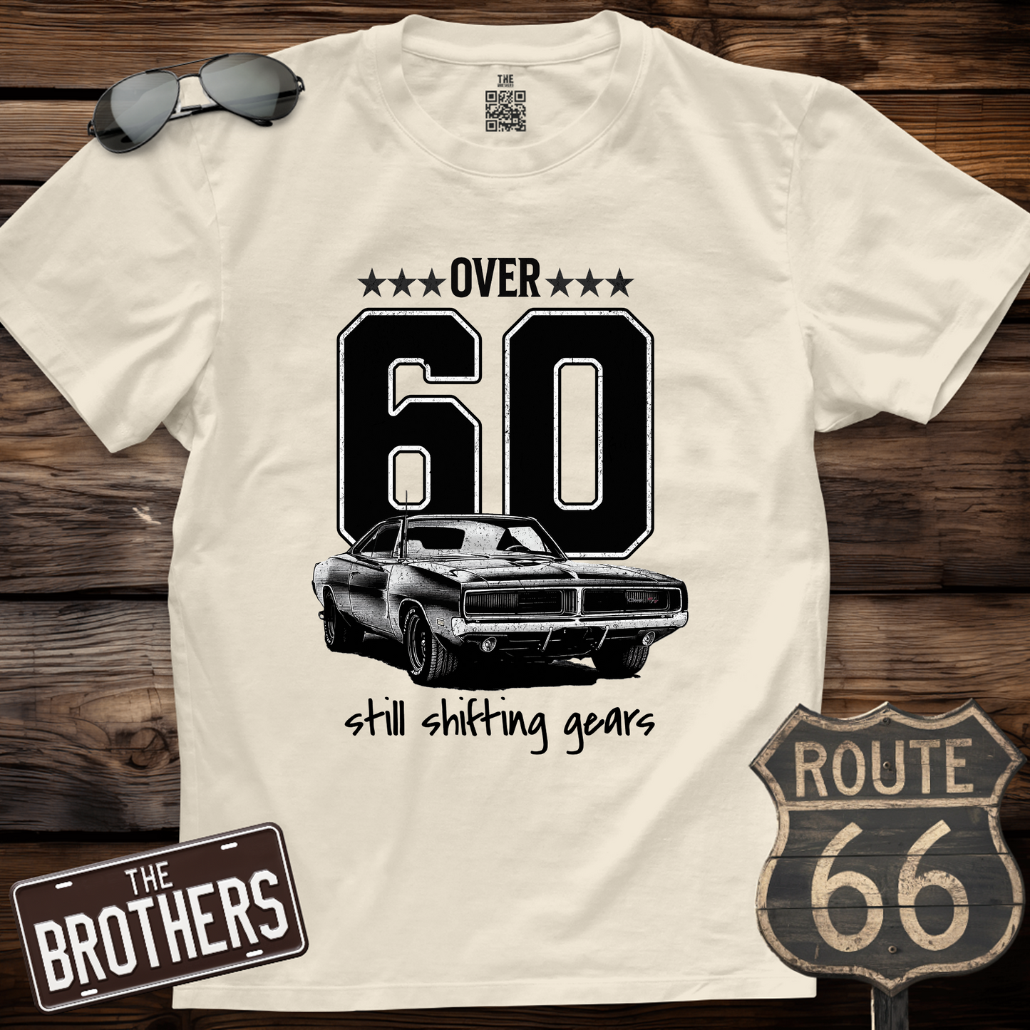 Over 60 Still Shifting Gears T-Shirt