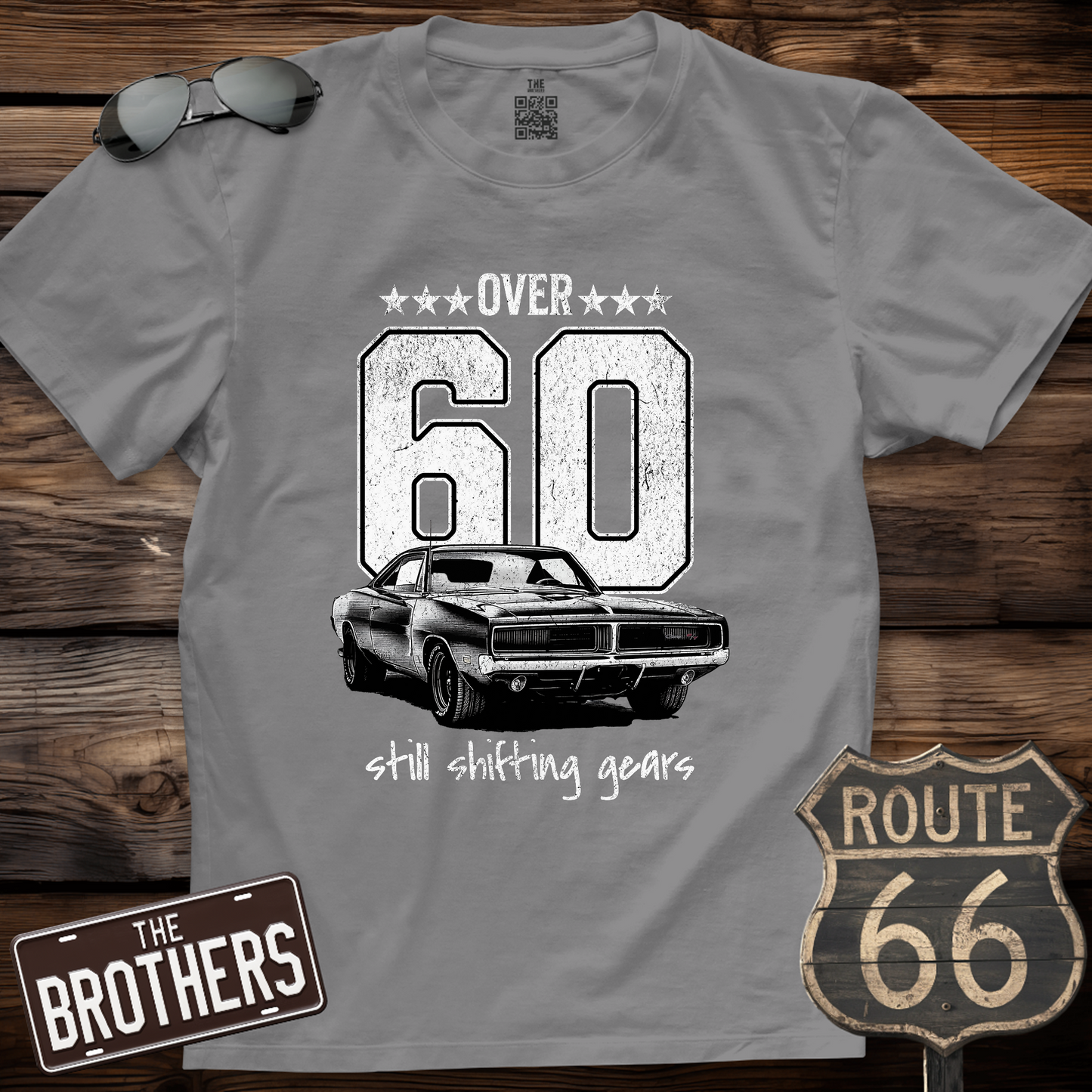 Over 60 Still Shifting Gears T-Shirt