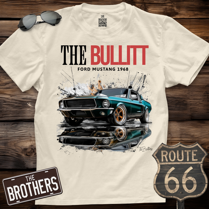 The Bullitt 68s Ford Mustang Art T-Shirt