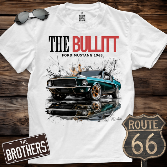 The Bullitt 68s Ford Mustang Art T-Shirt
